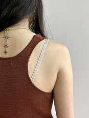 Marcelle Tank Top - Sierra Brown Shimmer