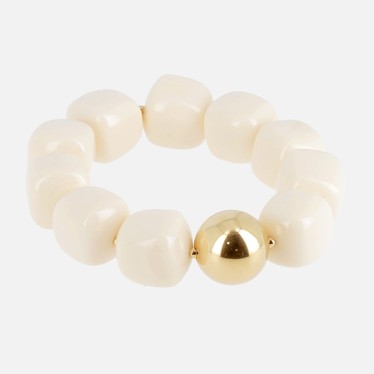 Bracelet Jonc Acier - (SBR23532-01WHT)