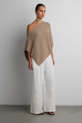 KNIT CAPE PONCHO