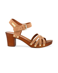 Toopaya Wooden Heels - Taupe
