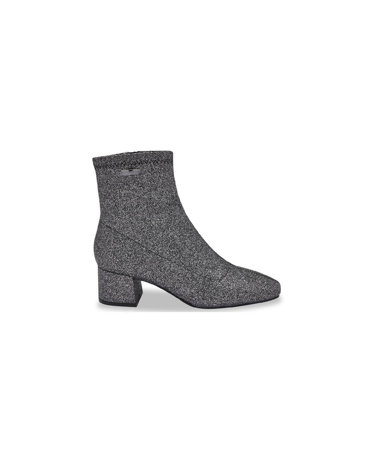 Danita Heeled Ankle Boots - Sparkly Black