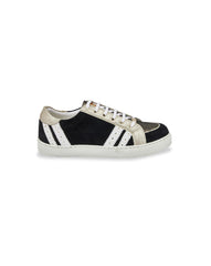 Suzana Lace-Up Sneakers - Black Bronze