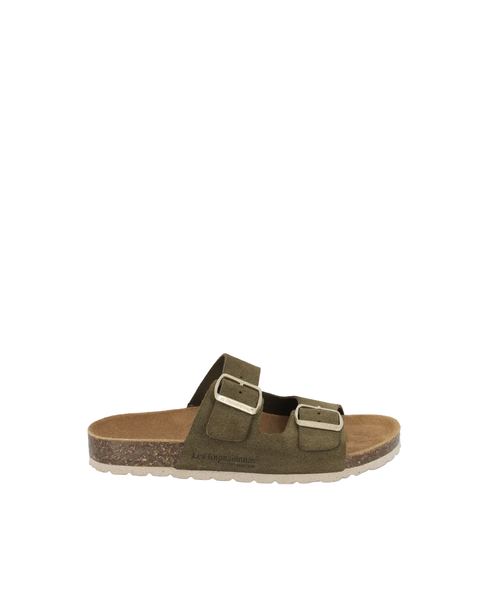 Zatix Mules - Suede Kaki