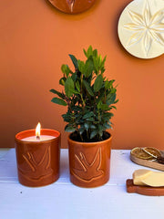 Outdoor Lemongrass Candle - Terracotta