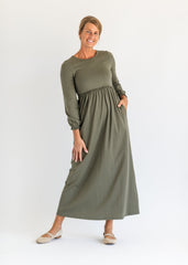 Brie Long Sleeve Maxi Dress - FINAL SALE