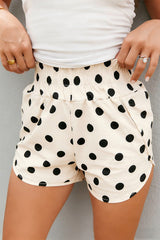 Polka Dot Stripe Casual Shorts