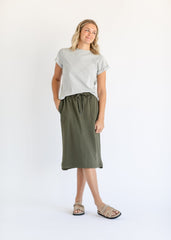 Dani Everyday Midi Skirt - FINAL SALE