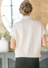 Dua Signature Soft Knit Half Zip Top - FINAL SALE