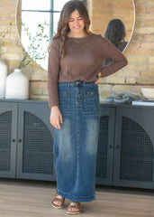 Elin Front Pocket Maxi Skirt