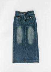 Elin Front Pocket Maxi Skirt