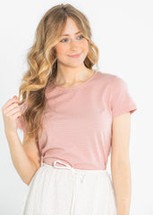 Essential Crew Striped Basic Tee - FINAL SALE