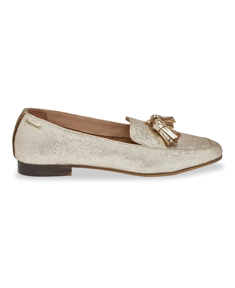 Fantome Loafers - Gold Craquelle