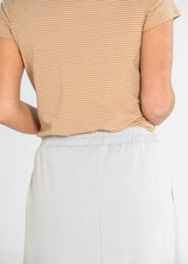 French Terry Elastic Waist Skirt - FINAL SALE