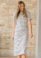 Jett Striped T-shirt Dress - FINAL SALE