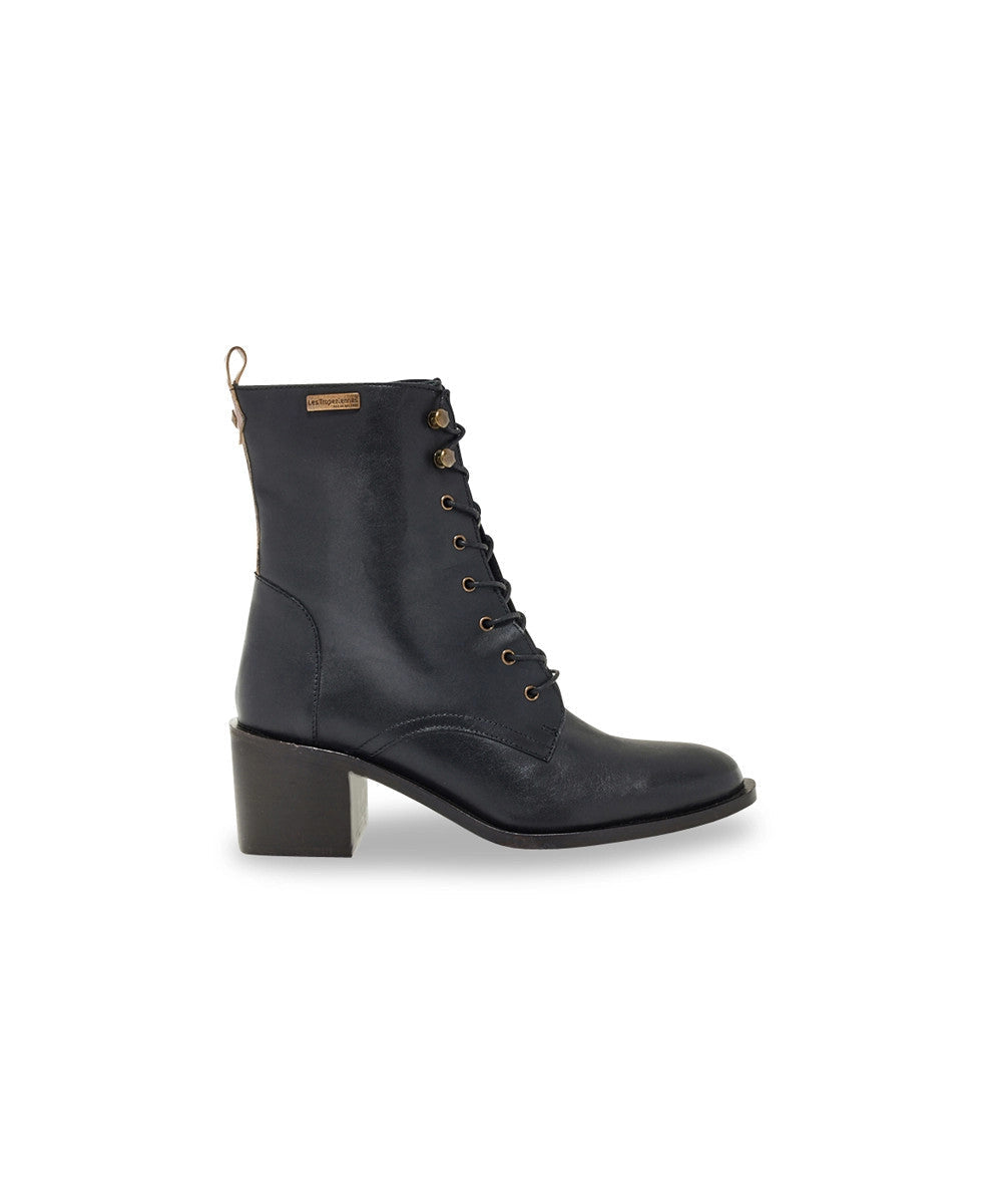 Lapera Heeled Boots - Black