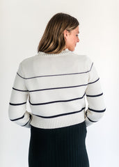 Milan Black Stripe Sweater - FINAL SALE