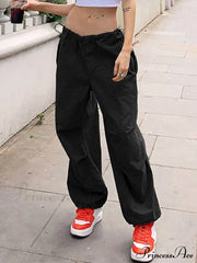 Women Fashion Casual Drawstring y2k Pants